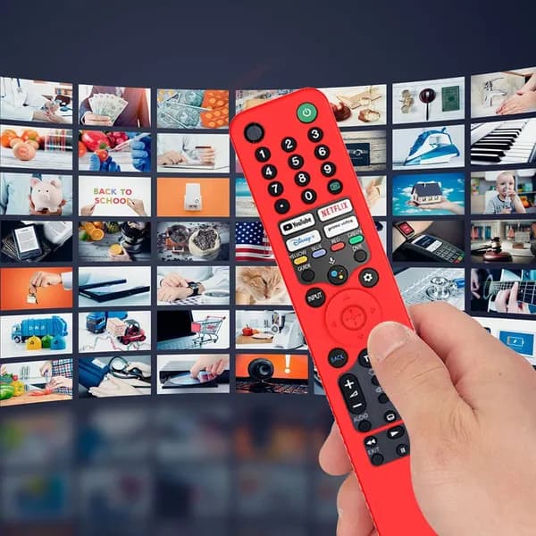 Силиконовый чехол для пульта Sony RMF-TX520U и MG3-TX520U с ремешком