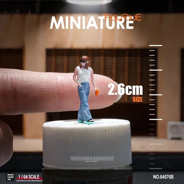 Фигурки в масштабе 1:64 расписанные вручную,Миниатюрные Кукла-модель предметы