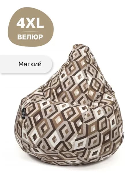 Кресло мешок Груша Велюр XXXXL
