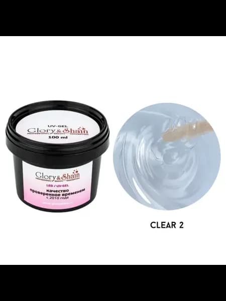 Гель для наращивания и моделирования ногтей Clear-2
