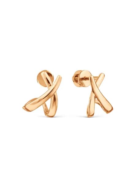 Серьги женские серебряные 925 пробы, KARATOV