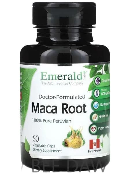 Emerald Laboratories, Корень маки, 60 растительных капсул (500 мг на капсулу) ZARA