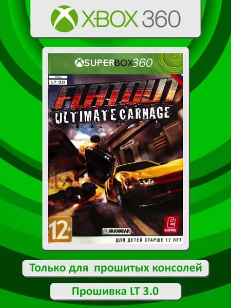 Flatout Ultimate Carnage. Игра Xbox 360