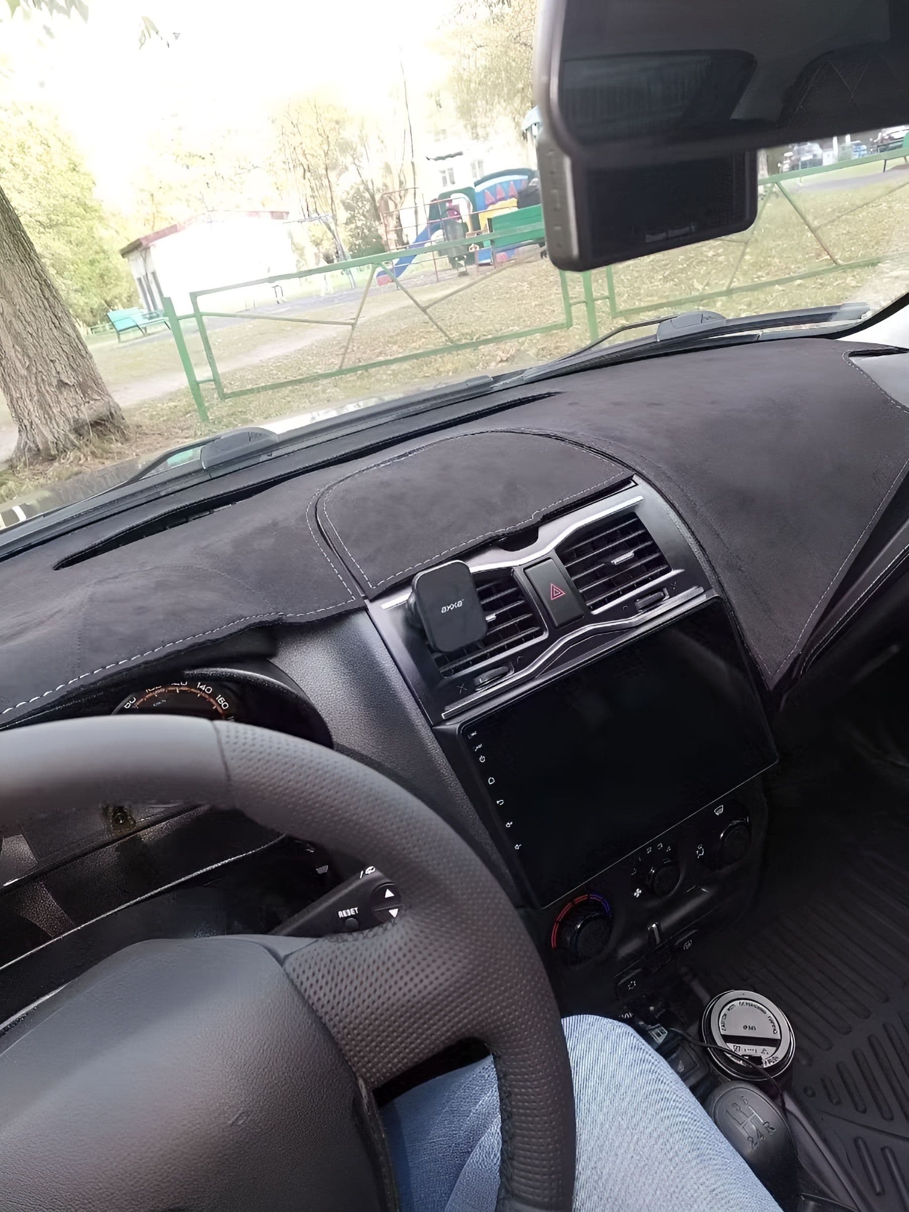 Накидка автомобильная, Алькантара