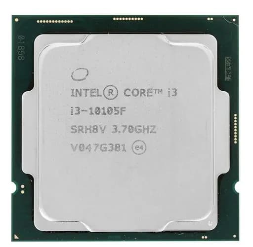 Процессор Intel Core i3-10105F (CM8070104291323) OEM - LGA 1200, 4 х 3.7 ГГц, L2 - 1 МБ, L3 - 6 МБ, 2хDDR4-2666 МГц, TDP 65 Вт