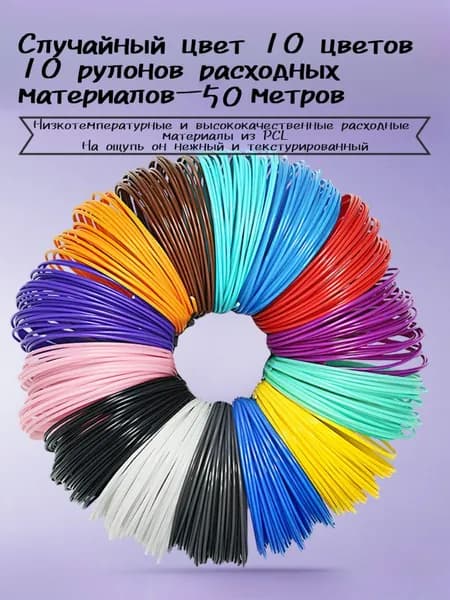 3D-ручка для детей с двойным зарядом и дисплеем, безопасная низкотемпературная 3D творчества и развития