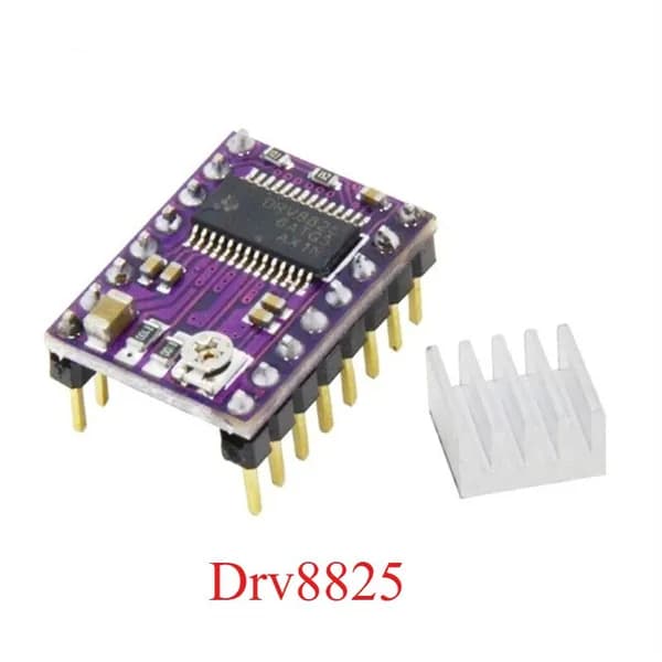 Запчасти для 3D-принтера A4988 DRV8825 Драйвер шагового двигателя с радиатором для платы SKR V1.3 1.4 GTR V1.0 RAMPS 1.4 1.6 MKS GEN V1.4