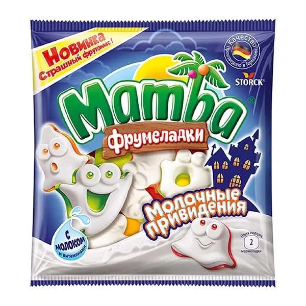 Фрумеладки Жевательные мармеладки молочные привидение Mamba 90г