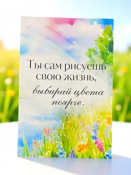 Открытка №11 "Мотивационная" 10*15
