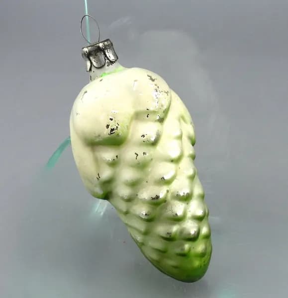 Елочная игрушка ШИШКА стекло СССР 1960-е гг