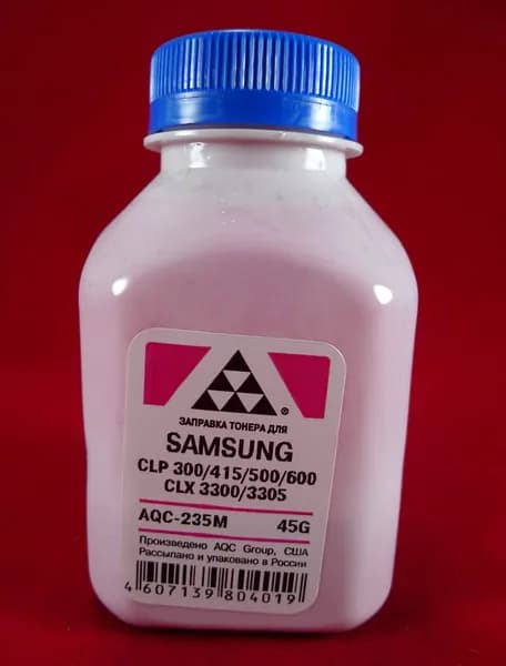 Тонер AQC-235M для HP Color Laser 150a, Samsung CLP-300 (AQC-США) 45 г пурпурный