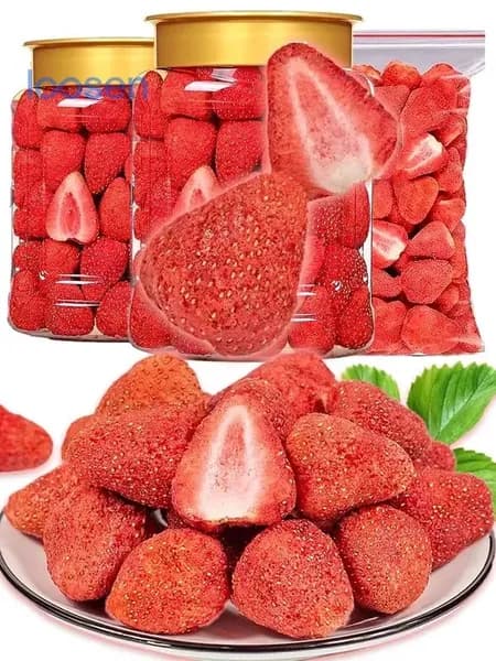 сублимированные клубника,клубника сушеная без сахара