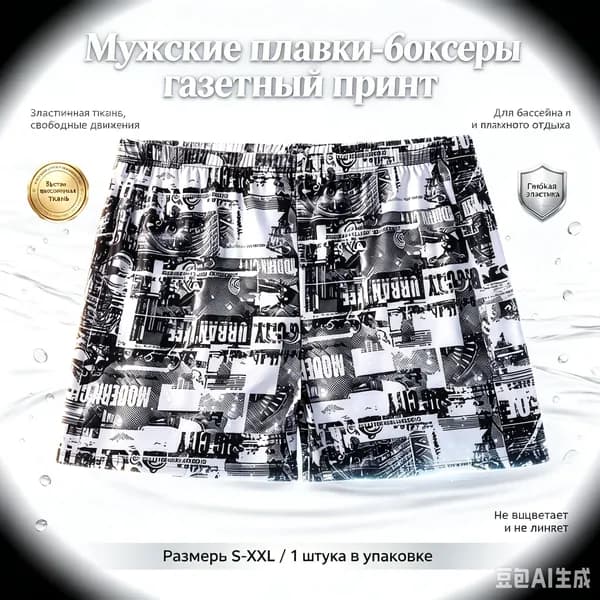 Плавки купальные панталоны 1, 1 шт