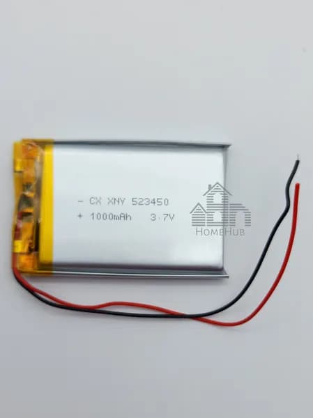 Аккумулятор Li-pol, 523450, 3.7V, 1000mAh, гибкие