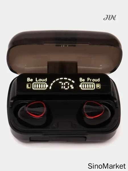 Наушники беспроводные с микрофоном, Bluetooth, USB Type-C, черный