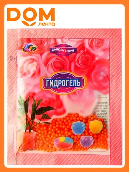 Гидрогель GARDEN SHOW 10 г, d2,5-3 мм микс из 10 цветов