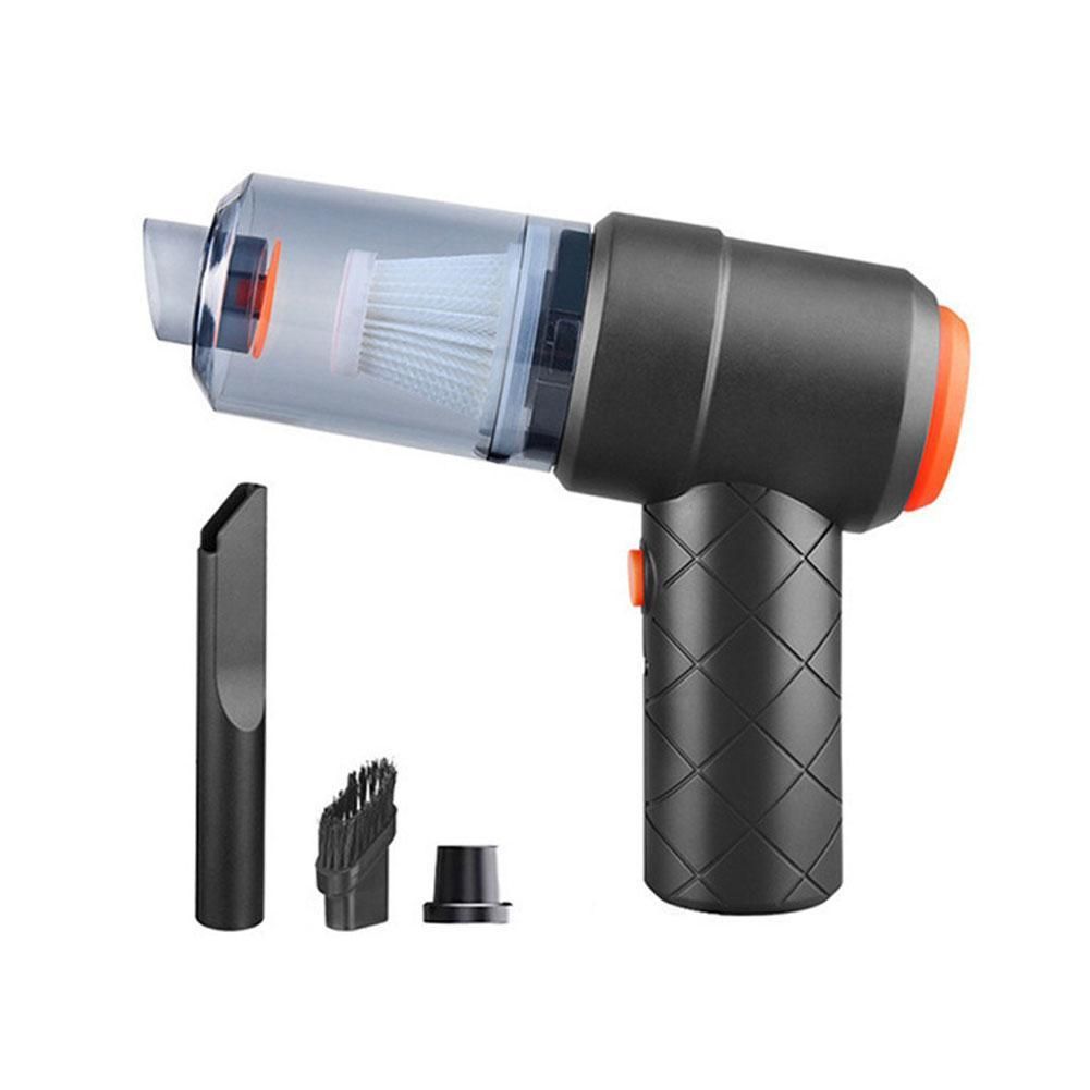 Мощный беспроводной ручной автомобильный пылесос + 3 сменные насадки