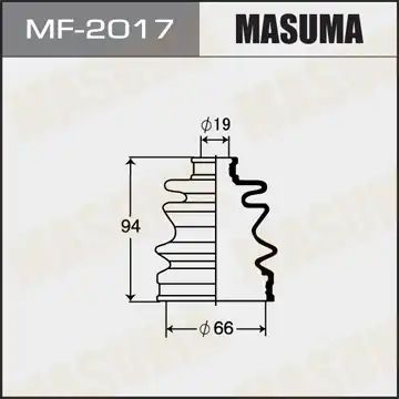 Пыльник шруса daihatsu, isuzu, mitsubishi colt, mazda, nissan, subaru,suzuki 83> mf-2017 masuma