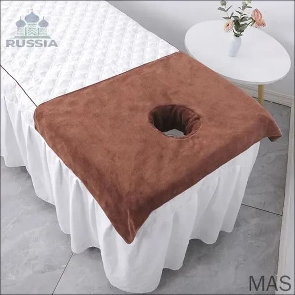 Массажное полотенце для кровати, чехол для подушки с центральным отверстием, чехол для спа-стола, матрас с отверстием для лица