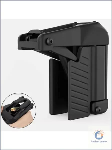 Универсальный ускоритель заряжания для патронов 9мм-45acp, нейлоновый, быстрая зарядка, черный