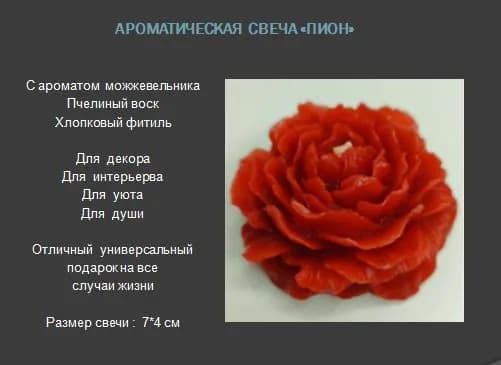 Свеча ароматическая "Можжевельник", 4 см х 7 см