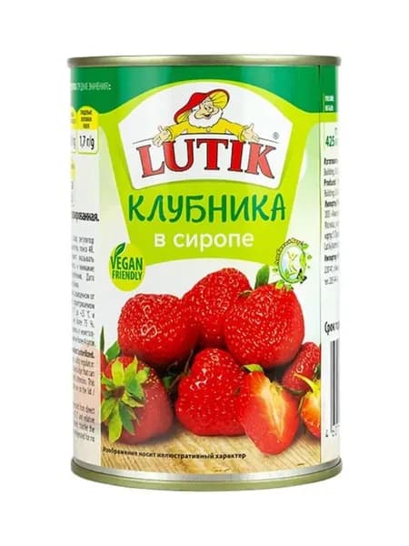 Клубника консервированная в сиропе 425гр