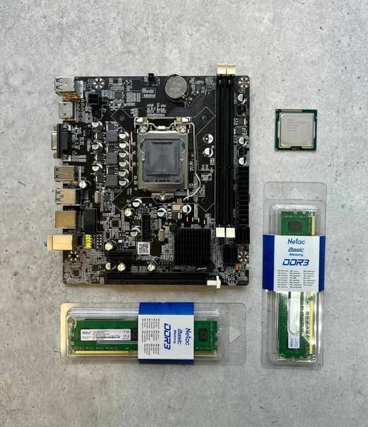 Юр. лицам  не продается Материнская плата комплект h61 d3 pluss LGA 1155, Intel Core i5-2300, DDR3-16 GB, LGA 1155, DDR3, Материнская плата