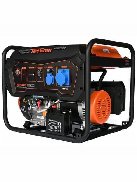 Бензиновый генератор TecEner TE 5500EX (5,5 кВт), электростартер,