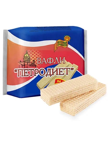 Вафли 95 г Невские на сорбите крем-брюле