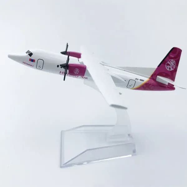 Металлическая модель самолета Hunnu Air, 16 см