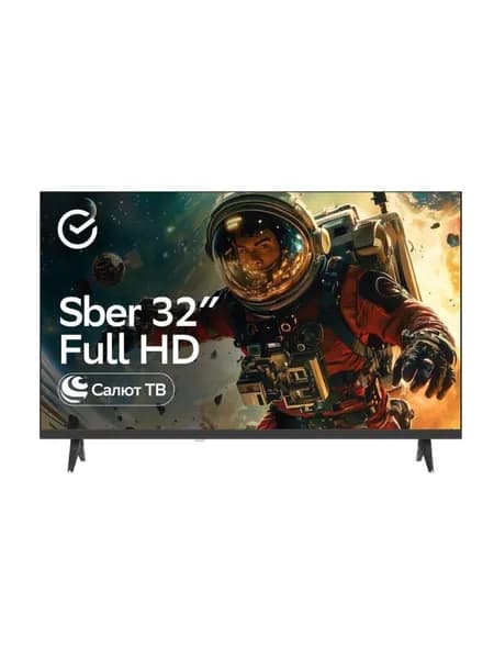 SBER Телевизор Телевизор Sber SDX-32F3112, черный 32″ Full HD, черный