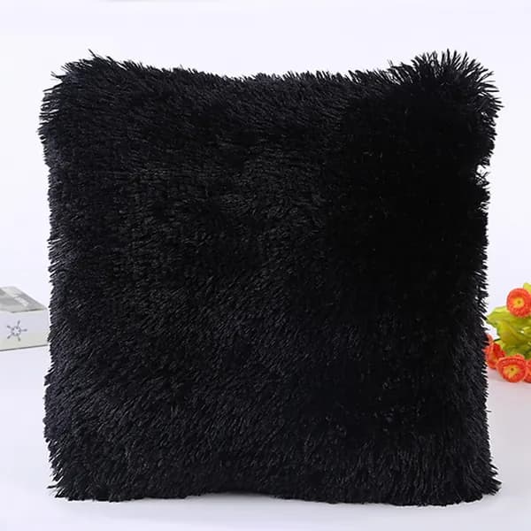 Наволочка декоративная 43x43 см 1 шт черный
