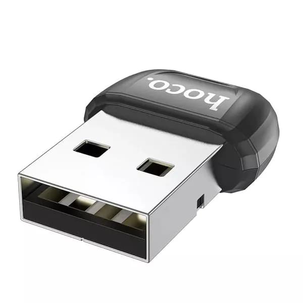 USB Bluetooth адаптер hoco UA18 / BT 5.0 / черный