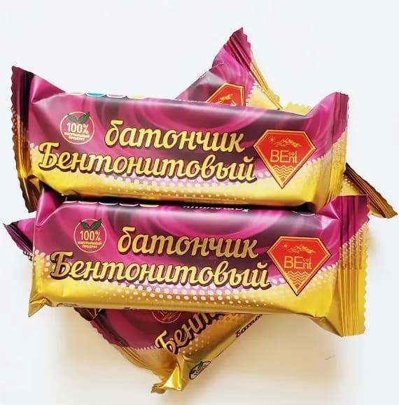Морская глина красная бентонитовый батончик 4шт.