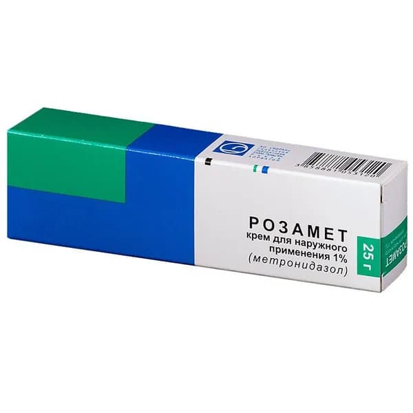 Розамет крем 1% 25г 1шт