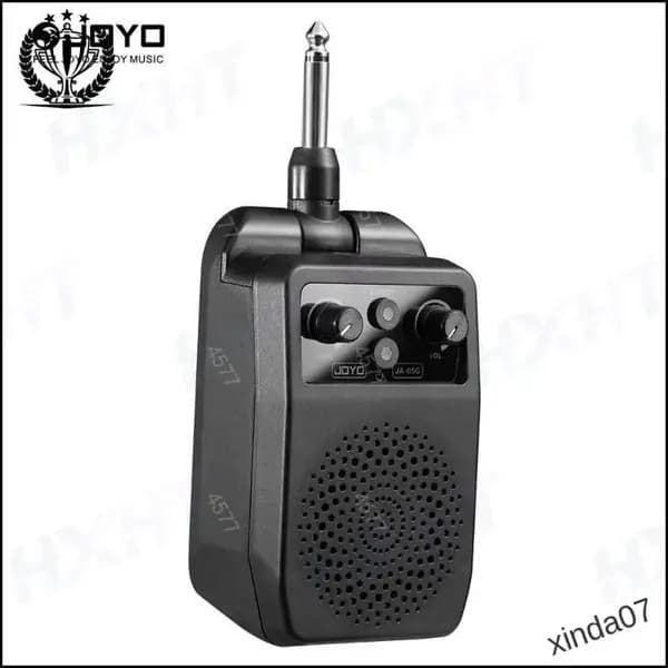 Портативный премиумусилитель для гитар GM JOYO JA05G, совместимый с 4 разновидностями эффектов, подключаемый к миниколонкам.