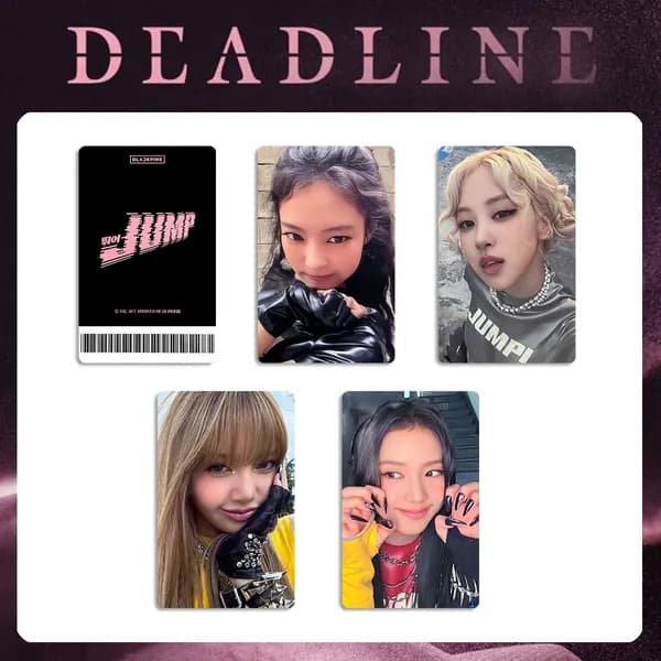 Карточки BLACKPINK JUMP BP k-pop карточки коллекционные LISA ROSE JENNIE 54 * 86 мм 4 шт