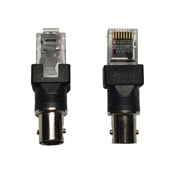 BNC to RJ45 конвертеры адаптер Female Male коаксиальные баррели соединитель для тестера линий
