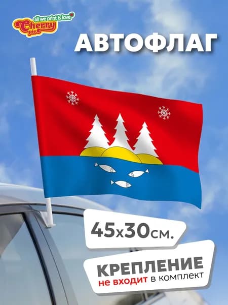 Флаг 45x30 Токсово (Ленинградская область)