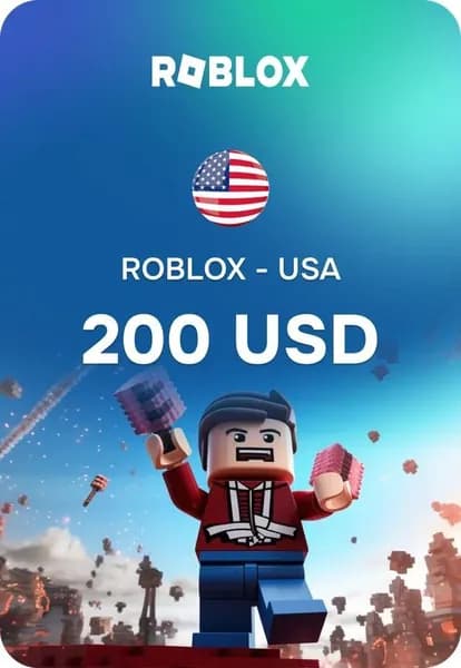 Roblox США 200 USD Карта пополнения