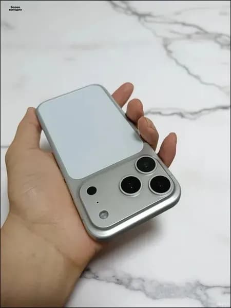 Эксклюзивный белый макет iPhone 17 PRO