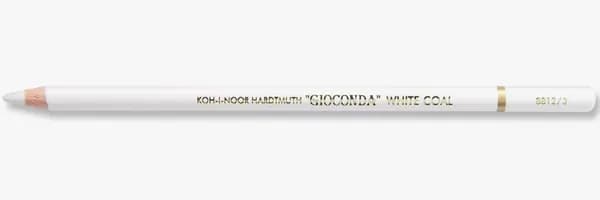 Уголь художественный KOH-I-NOOR GIOCONDA EXTRA HB, белый карандаш, 8812003003KS