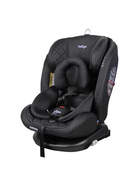 Автокресло Indigo AERO ST-3 ISOFIX растущее поворотное, 0-36 кг, черный