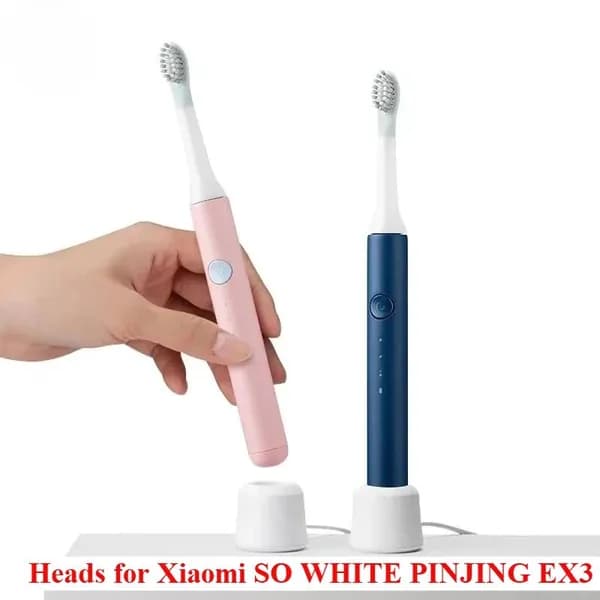 4шт головки для SO WHITE PINJING EX3 Sonic Электрическая зубная щетка