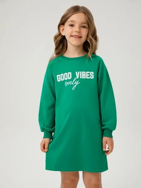 Платье cвитшот Good vibes only