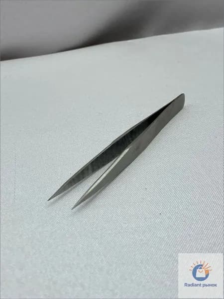 Пинцет стальной кислостойкий 120мм