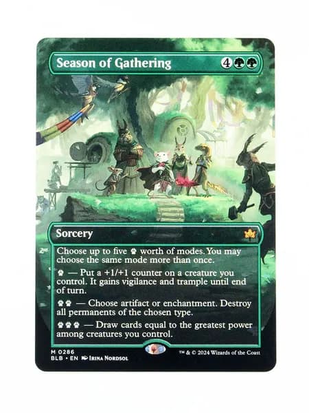 Голографическая (Holo) прокси-карта TCG/MTG Proxy: Season of Gathering #286