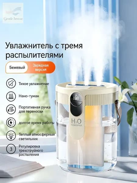 Увлажнитель воздуха 3485088444, бежевый, белый