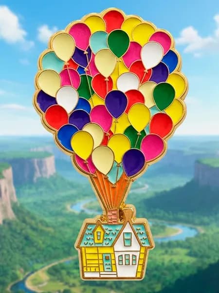 Значок Дом с шарами из мультфильма Вверх!