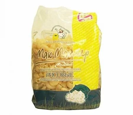 МакМастер Макаронные изделия, Рисовые, рифленая трубочка 300 гр.